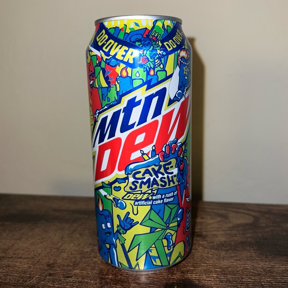 Mtn Mountain Dew Cake Smash Birthday Collectible Expired